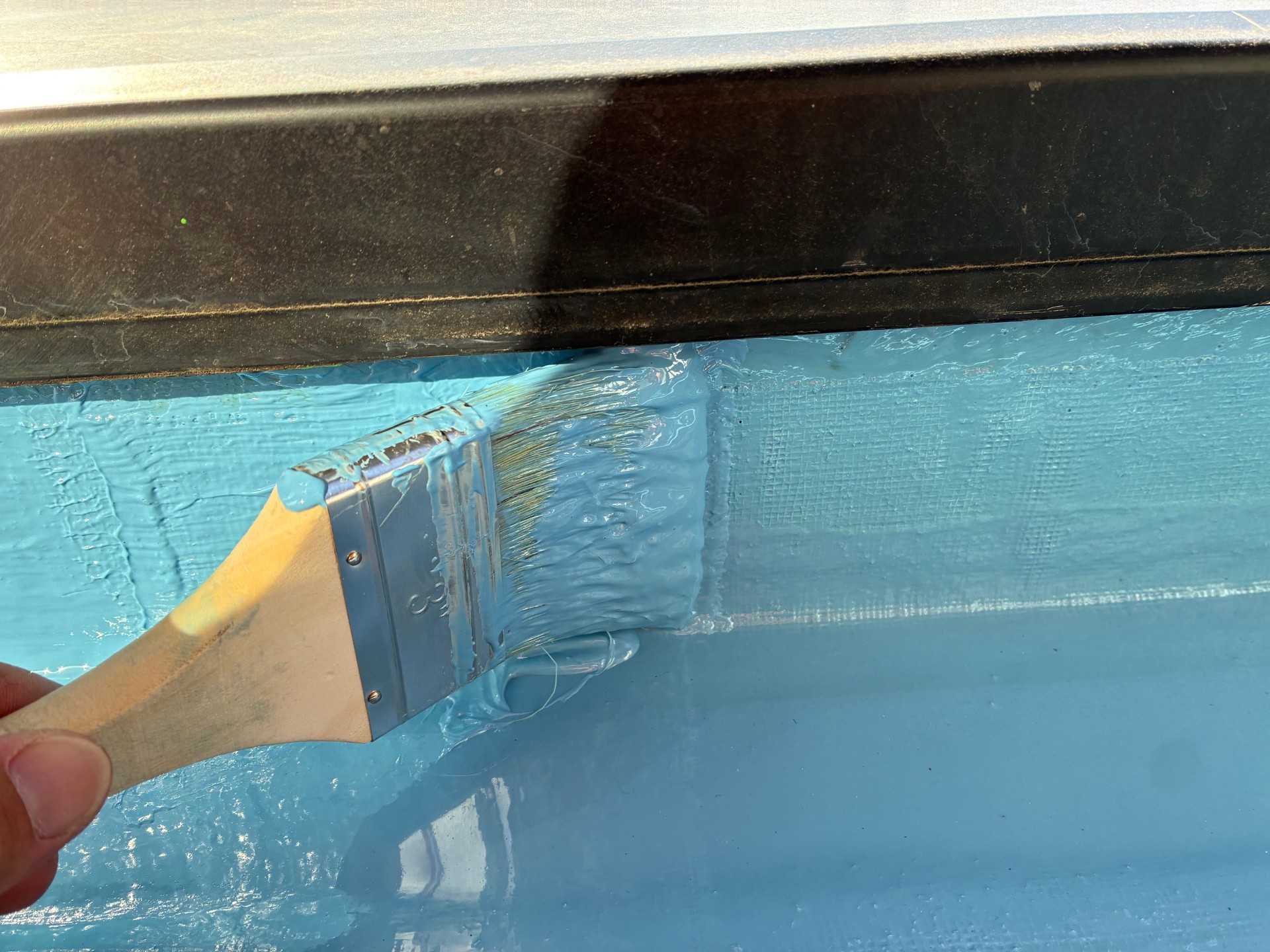 愛知県小牧市　住宅　バルコニー　ウレタン塗膜防水