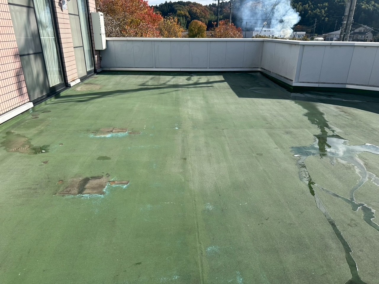 岐阜県加茂郡坂祝町　バルコニー　ウレタン塗膜防水