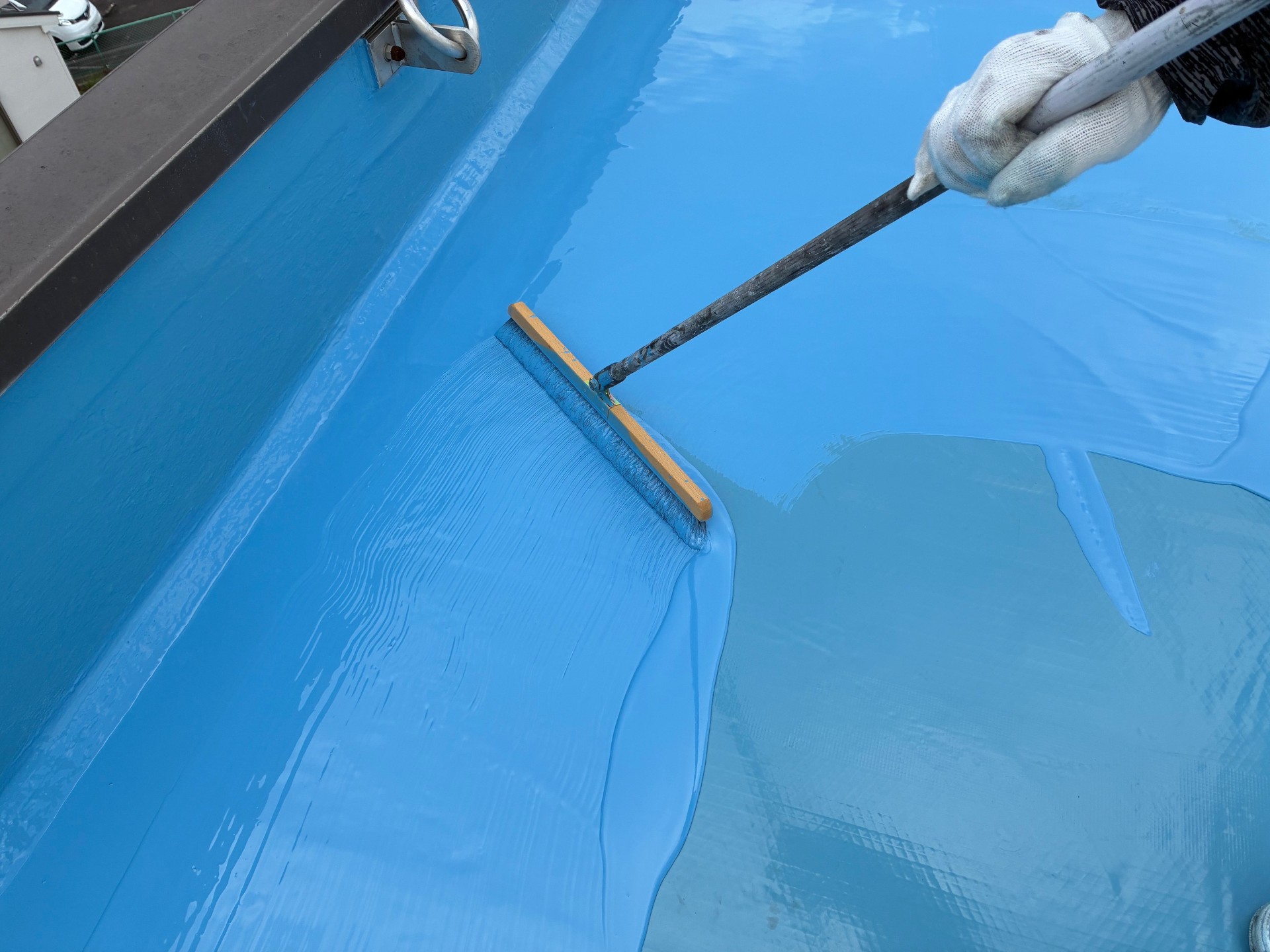 愛知県名古屋市中村区　屋上　ウレタン塗膜防水